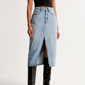 Abercrombie & Fitch Light Blue High Rise Denim Jeans